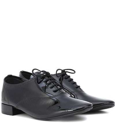 Charlot patent leather Oxford shoes