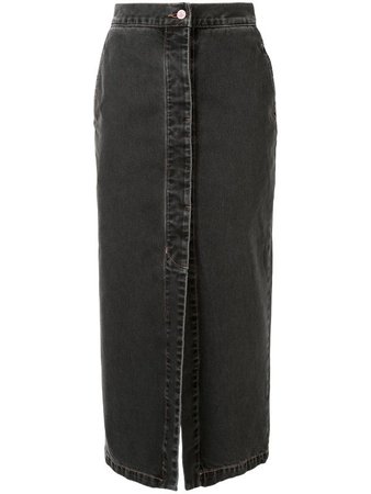 Vivienne Westwood Anglomania Trouser Denim Skirt - Farfetch