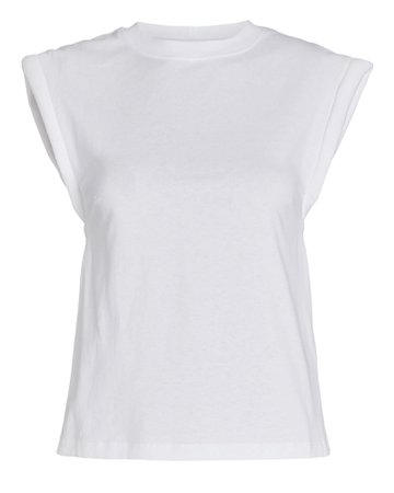 RtA Kairi Padded Shoulder T-Shirt | INTERMIX®