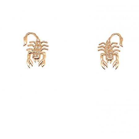 gold scorpion earrings - Google Search
