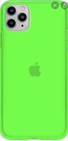 IPhone 11 lime green case