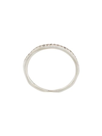 Silver Rosa Maria Crystal Embellished Ring | Farfetch.com