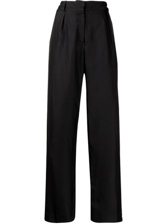 BONDI BORN Palisades Silk Tailored Trousers - Farfetch