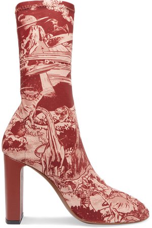 Neous | + Timba Smits Laeila printed stretch-jersey sock boots | NET-A-PORTER.COM