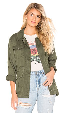 cupcakes and cashmere Wynona Jacket in Army | REVOLVE