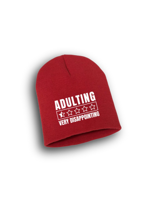 funny red beanie hats