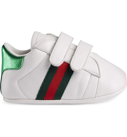 Gucci Ace Crib Shoe (Baby) | Nordstrom