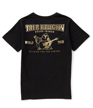 True Religion Big Boys 8-20 Gold Branded Logo Graphic Tee | Dillard's