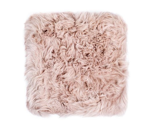 Royal Dream Fluffy Light Brown Chairpad