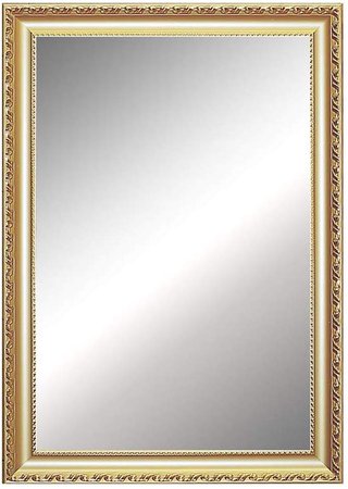 Bathroom Mirror, Wall Mounted Vintage Rectangle High Polymer Frame Mirror,Chic Home Hotel Washroom Vanity Hanging Decorative Large Mirror,Gold (Size : 11.8in*19.7in): Amazon.ca: Beauty