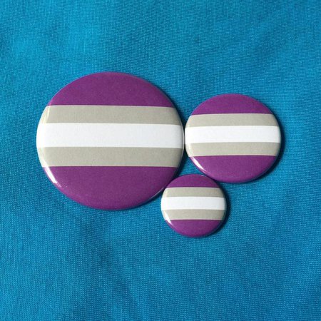 Greysexual Grey Gray Ace Asexual Pride Flag Pin Badge Pinback | Etsy