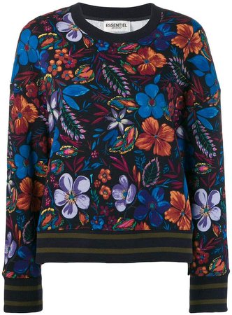 Essentiel Antwerp floral sweatshirt
