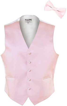 pastel pink waistcoat satin