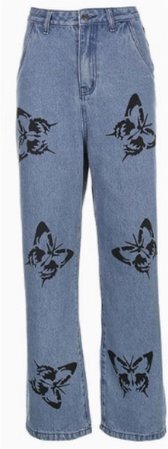 butterfly jeans