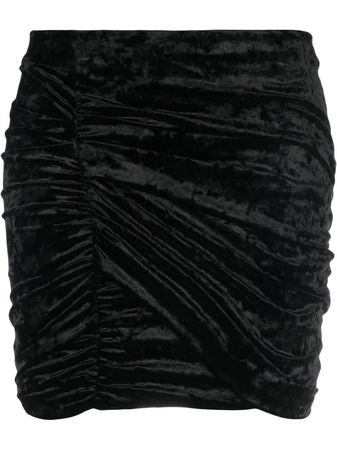 Isabel Marant Ruched high-waisted Mini Skirt - Farfetch