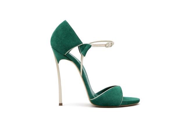 green casadei shoes