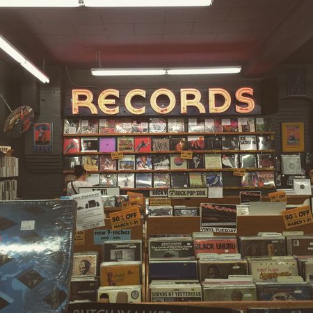 record store aesthetic