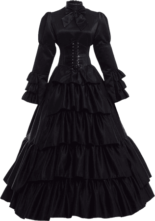 Black vintage dress