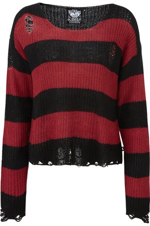 Casey Knit Sweater [BLOOD] - Shop Now | KILLSTAR.com | KILLSTAR - US Store