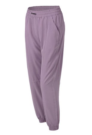 Drawstring Pockets Tapered Joggers in Purple - Retro, Indie and Unique Fashion