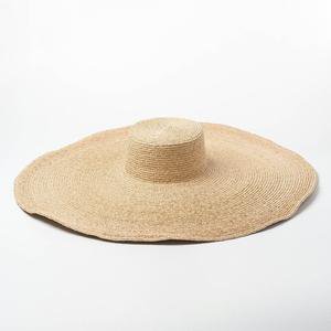Boho Hat, Sun Hat, Beach Hat, Extra Wide Brim Straw Hat (25 cm), Raffi – Cotton Rose Boho