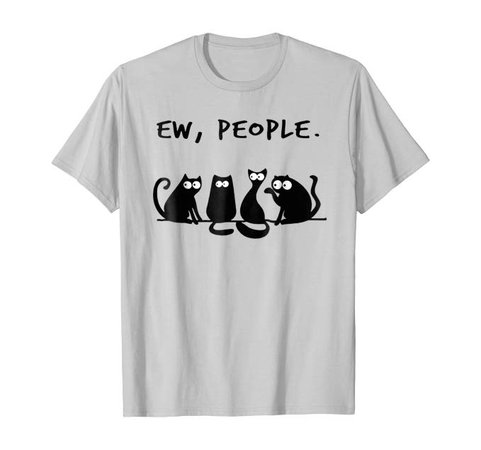 Ew people meowy cat lovers shirt: Clothing