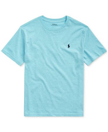 Polo Ralph Lauren Big Boys Cotton Jersey Crewneck T-Shirt & Reviews - Shirts & Tees - Kids - Macy's