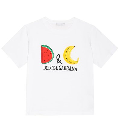 Dolce & Gabbana Kids - Logo cotton-jersey T-shirt | Mytheresa