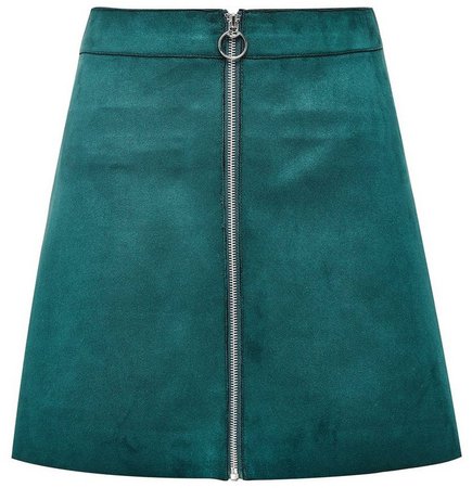 **Only Green Suedette Mini Skirt