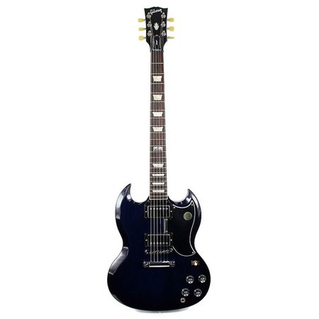 Used 2014 Gibson SG Standard Electric Guitar Manhattan Midnight Blue Finish | Cream City Music