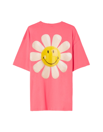 Bershka - Oversize short sleeve Smiley® T-shirt