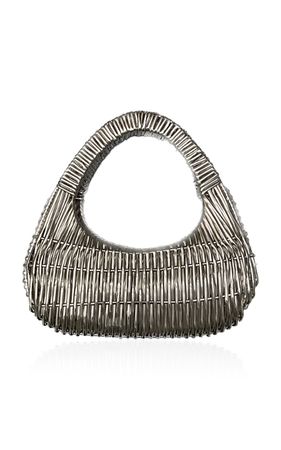 Baguette Woven Metal Swipe Bag By Coperni | Moda Operandi