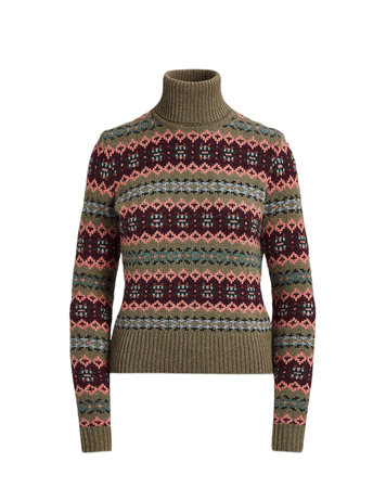Ralph Lauren Fair Isle Turtleneck Sweater