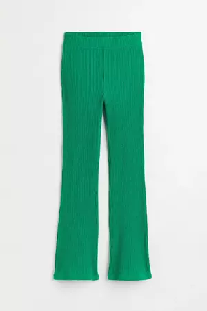 Pantalón de canalé - Verde - MUJER | H&M ES