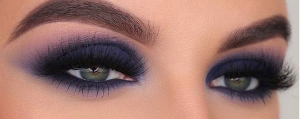Navy Blue Eye Makeup