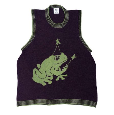 Frog Vest by Annie Hall
