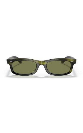 X Fai Square-Frame Acetate Sunglasses By Oliver Peoples | Moda Operandi