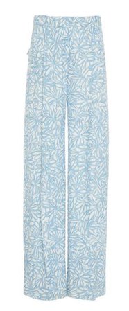 Jacquemus blue floral pants