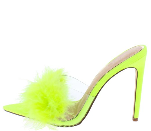 Anna231 Neon Yellow Women's Heels Only $10.88 - Wholesale Fashion Shoes