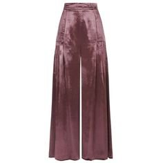 (3) Pinterest - Temperley London Breeze Trousers (605 NZD) ❤ liked on Polyvore featuring pants, capris, trousers, bottoms, pantalon, purple, cropped | Polyvore