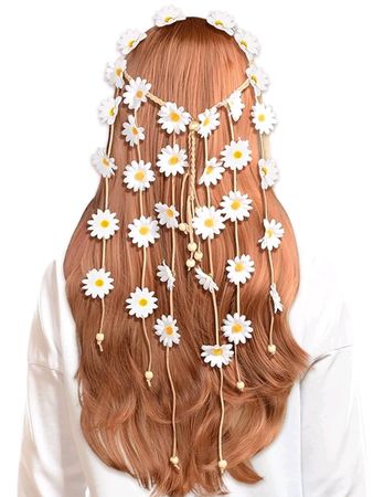 daisy hair decor