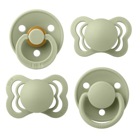Try It Collection Dummy Set Almond green Bibs Design Baby
