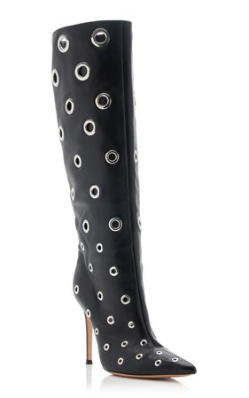 Studded Leather Knee Boots By Gianvito Rossi | Moda Operandi