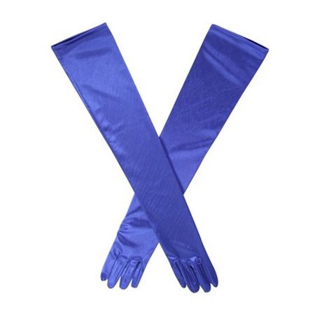 blue elbow gloves