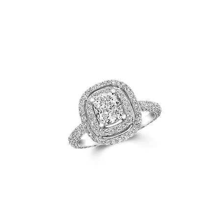 Engagement Ring | Twin Constellation, Cushion cut | Graff