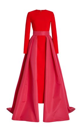 Sweetheart Silk Midi Dress By Carolina Herrera | Moda Operandi