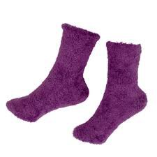 fuzzy socks -