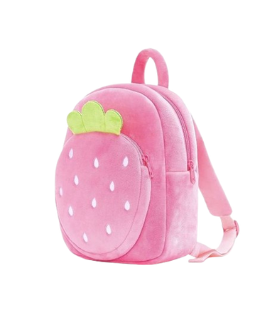 [undeadjoyf] strawberry plush backpack