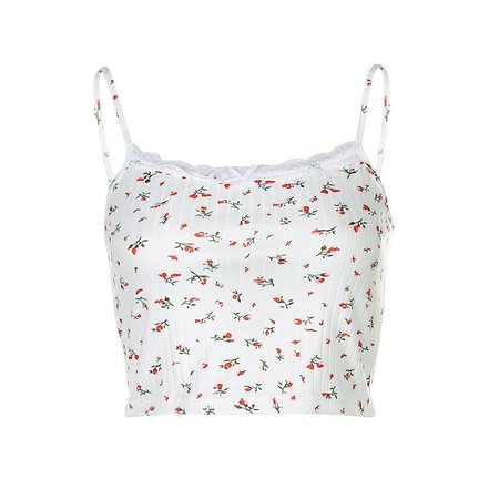 Puffie Floral Camisole Top | YesStyle