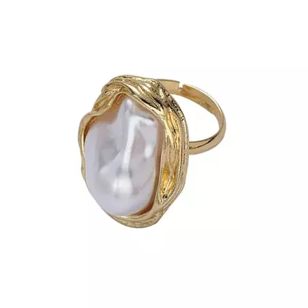 Baroque Aesthetic Pearl Ring | BOOGZEL CLOTHING – Boogzel Clothing